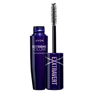 Avon Exxtravert Waterproof Mascara for extreme volume, long-lasting, smudge-proof wear. Bold lashes!