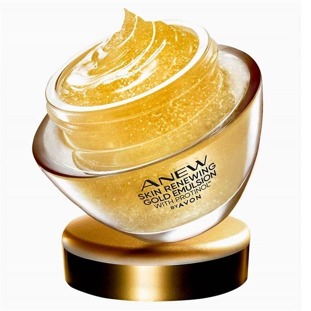 Revitalize your skin with Anew Skin Renewing Gold Emulsion, powered by Protinol for a youthful glow.