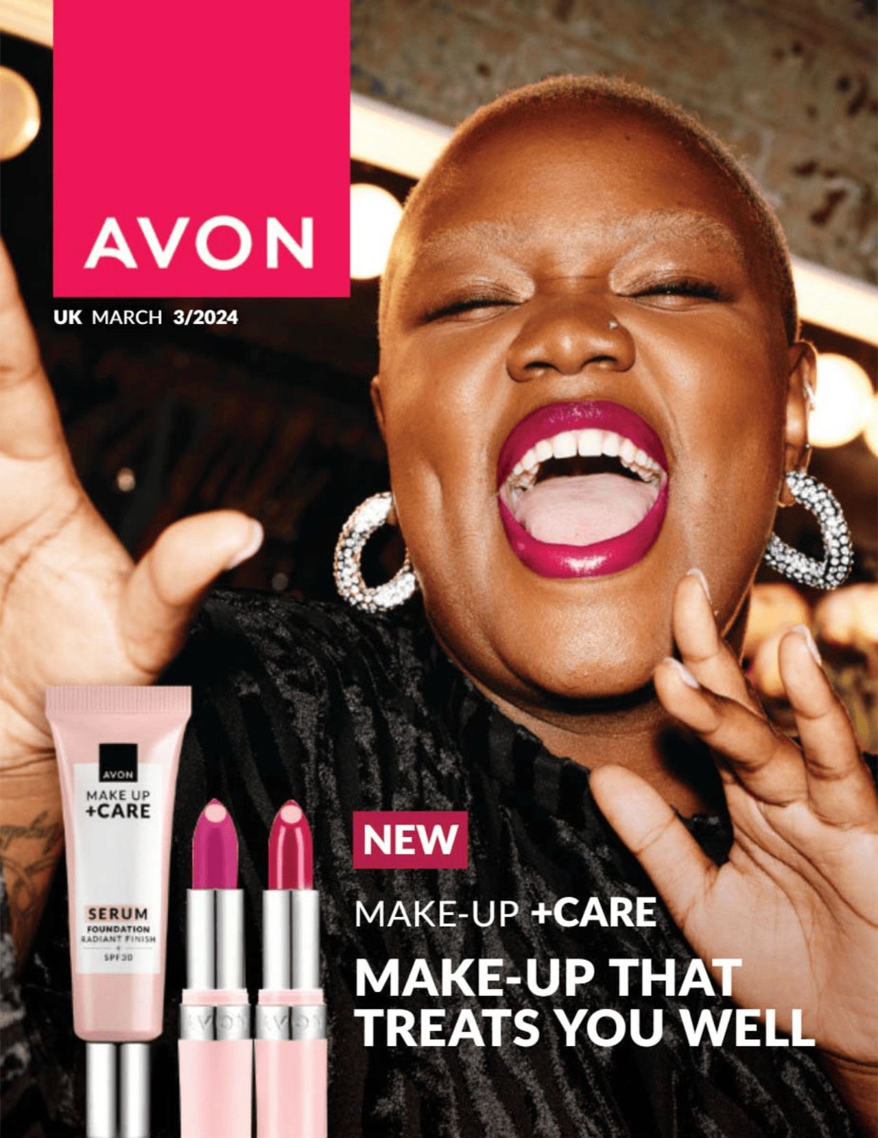 Image of the front of the Avon Brochure