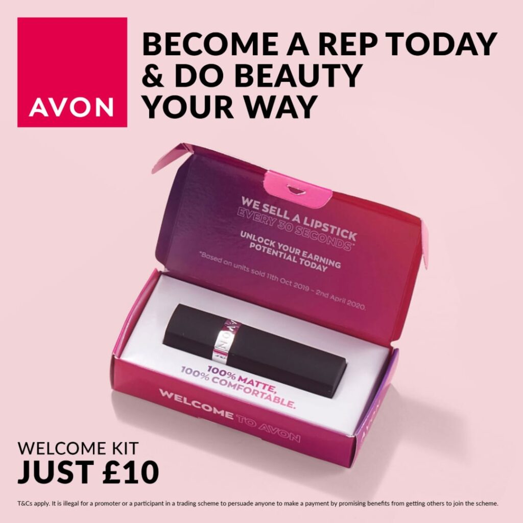 Basic Avon Start Kit when you become an Avon Rep