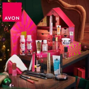 Avon Christmas Advent Calendar full of Avon Makeup and Skincare Products